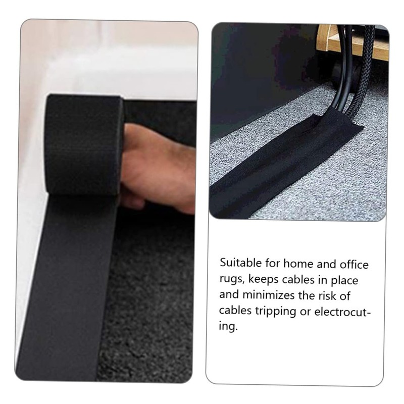 LABRIMP Floor Cable Cover Cord Organizer Cord Concealer for Home
