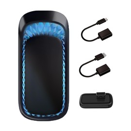 Bluetooth 5.0 Wireless CarPlay Adapter, Suitable for All Cars That can use Wired CarPlay, Convert Wired to Wireless CarPlay, Plug and Play Carplay Dongle, WiFi5.8GHz, Colorful Ambient Lights Carplay