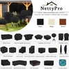 NettyPro Patio Coffee Table Cover Rectangular, Waterproof Outdoor Furniture Small
