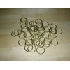 50 x Brass Curtain Roman Blind Rings 25mm 1" Sewing