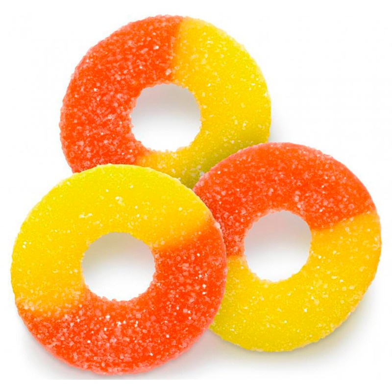 WinCrest Sanded Gummi Rings (Peach)