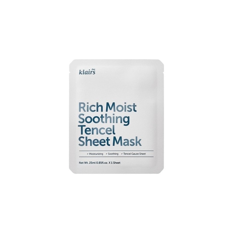 Rich Moist Soothing Tencel Sheet Mask / 리치 모이스트 수딩