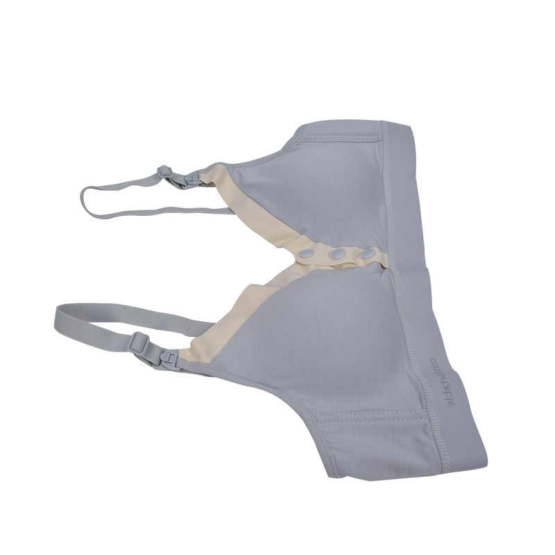 Wireless Nursing Bra V Shape Breastfeeding Breathable Maternity Bra with