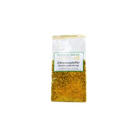 Lemon Pepper Spice Mix without Salt - Coarsely Ground Pepper Mix with Lemon - 70 g