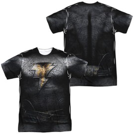 Popfunk Black Adam Outfit 100% Polyester Adult Costume T Shirt for Men & Women, 4X-Large