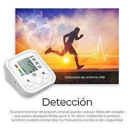 Raganet, Monitor de Presin Arterial para Brazo con Pantalla LCD, Baumanmetro Digital con Pantalla, Deteccin Automtica y Precisa de la Presin Sangunea 