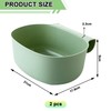 EOWVISN 2 Pieces Hanging Trash Can, Kitchen Trash Can, Household