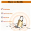10Pack Small Locks Keyed Alike, 0.98Inch (25mm) Wide Lock Body