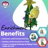 Super Bird Creations SB872 Mini Xmas Tree Bird Toy, Small/Medium