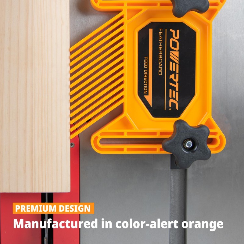 POWERTEC Universal Tandem Featherboards for Table Saw, Router Table, Router