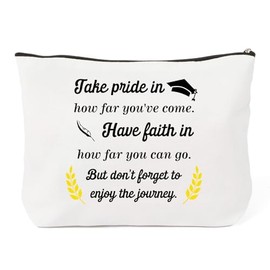 QONCV Cosmetic Bags, Graduation Graduate Gifts for Women, Make Up Bag Presents for Nurse Student Sister Graduation