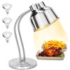 JOHAKYU 500W Commercial Food Warmer, 2-Head Adjustable Food Warming Lamp