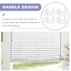 DOITOOL 4PCS Clamp Pull Cordless Roller Blinds Shades Transparent Handle