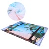 Window Beach Landscape Pattern Tapestry Wall Hanging for Living Room