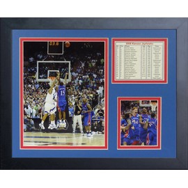 Legends Never Die 2008 Kansas Jayhawks The Shot Collage Photo Frame, 11" x 14", (12478U)