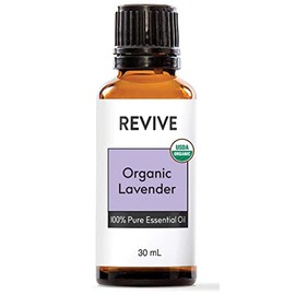 USDA Certified Organic Lavender 30ml Essential Oil by Revive Essential Oils - 100% Pure Therapeutic Grade, for Diffuser, Humidifier, Massage, Aromatherapy, Skin & Hair Care