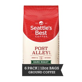 Nestlé Coffee Partners Seattle's Best Coffee Post Alley Blend Dark Roast Ground Coffee | 12 Ounce Bags