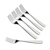 Cand 6 Pieces 9.5-Inch Stainless Steel Buffet Serving Forks, Large