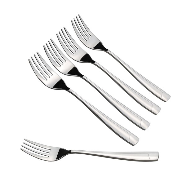 Cand 6 Pieces 9.5-Inch Stainless Steel Buffet Serving Forks, Large
