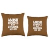 Amish Romance Churns Me On Funny Amish Romance Throw Pillow