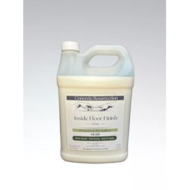 Concrete Reurrection Multi Surface Floor Finish - Professional Easy to Use - High Gloss Premium Floor Wax. Use on Interior Concrete, Hardwood, Laminate, Luxury Vinyl, Tile and Stone.