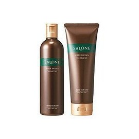 Pacific Products Salone Super Brown Shampoo, 11.0 fl oz (330 ml) & Treatment, 8.8 oz (250 g) (Renewed)