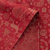 GAMUSI Christmas Tablecloth Jacquard Gold Thread Dining Table Cover Rectangular
