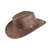 Leather hat Springbrook tan