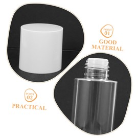Baluue 4pcs Travel Bottles Refillable Toiletry Bottles for Body Lotion Leakproof Travel Toiletries Containers
