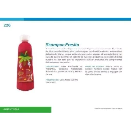 Sheló Nabel Dos Shampoos Fresita Para El Cabello De Tu Bebe, Shelo Nabel
