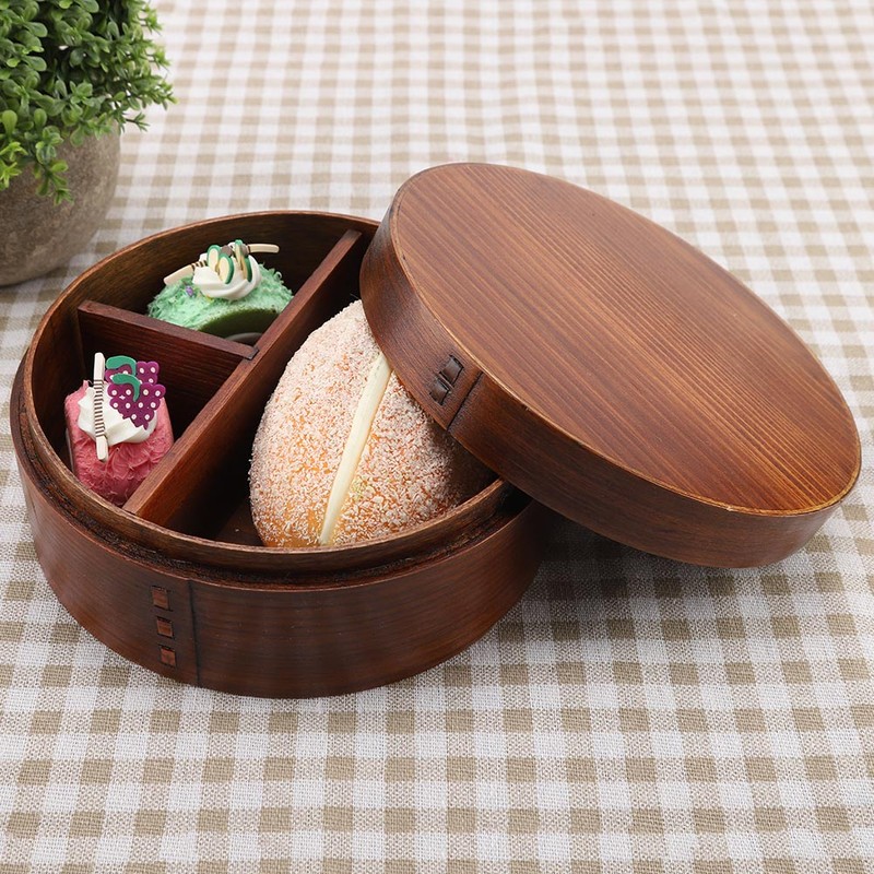 Fir tree Old Lacquered Pine Fir Lunchbox Environmental Food Container
