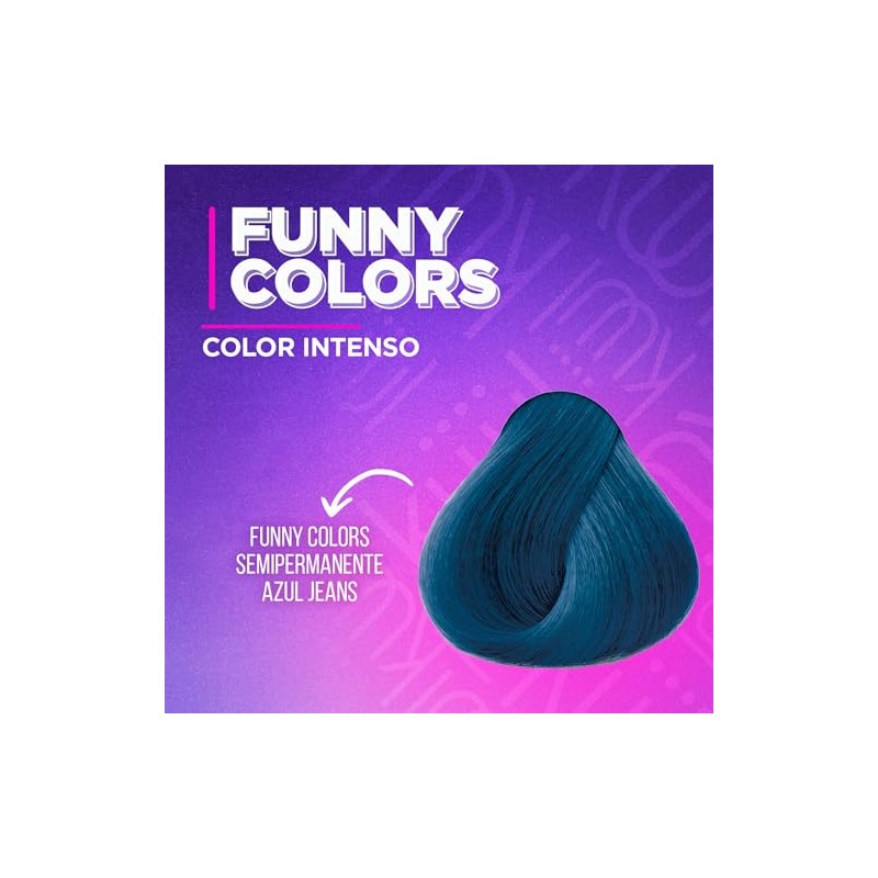 KÜÜL Funny Colors Tono Azul Jeans Tinte Semipermanente Hidratación 90