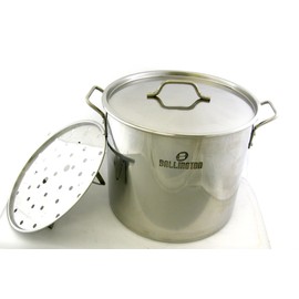 52 QT Quart 13 Gallon Stainless Steel Stock Tamale Steamer Pot Beer Brew Kettle