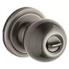 Kwikset 730CA RCAL Circa Privacy Knob in Antique Nickel