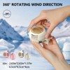 Clip‑On Bladeless Waist Fan, Hands‑Free Portable Personal Cooling Mini Fan