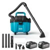 Seesii 21V Cordless Vacuum Cleaner Wet/Dry Shop Vac 2.6 Gallon