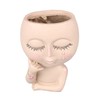 Face Planter Pots Resin Home Head Planter Face Flower Pot