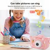 Kids Digital Camera with 32G Card Front Rear Lens 1080P