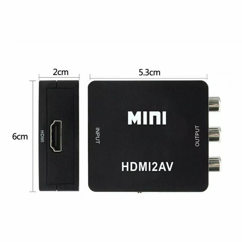 RCA AV to HDMI HD Converter Composite CVBS Video Adapter