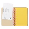 Delphonics Rolburn Notebook with Pocket, Schola, Mini (Light Yellow)