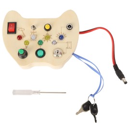 Tablero Sensorial con Interruptor de Manija,Tablero Ocupado Montessori para Niños de 3-5 Años