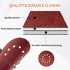 Meccion 225mm Sanding Disc 25 Pcs Grit P80 Sandpaper 10