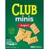 Club Crackers Minis, Lunch Snack, Original, 11oz Box