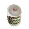 Royal Norfolk Set Of 4 ROYAL NORFOLK Christmas Holly Wreath
