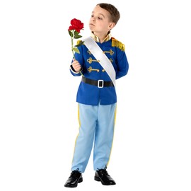 Fun Shack Prince Costumes for Boys - Prince Charming Costume for Kids - Royal Dress-Up Outfit for Parties, Small