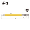 Vessel USB163100 Bit with Coated Tube Electric Ball Grip Driver
