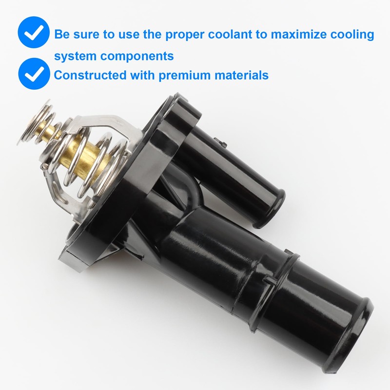 Thermostat Housing Assembly, Replace 902-682, LF70-15-170 Compatible with Mazda 2.0L