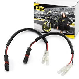 2 x LED Indicator Adapter Cable / Connector for R nineT, M1000R, M1000XR S1000R S1000XR F800R R1250GS R1300GS R1200R R1250R R1150GS G310GS G310R G650GS F650GS 7000 GS F750GS F800GS F850GS F900XR