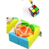 2 Pack Qiyi Qidi S 2x2 Stickerless Speed ​​Cube Color
