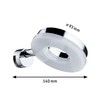 Paulmann Deckenleuchte Becrux IP20 LED 1x4W Chrom 230V Metall/